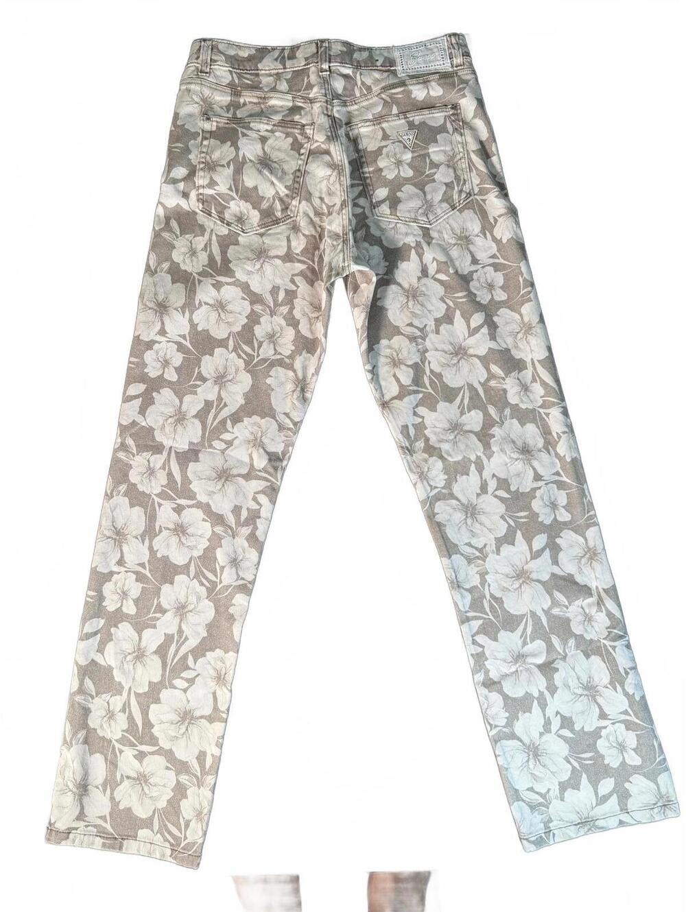 NWT Guess Party Time Tan Jeans Women's Size 28x29 Denim Pants - Picture 3 of 14